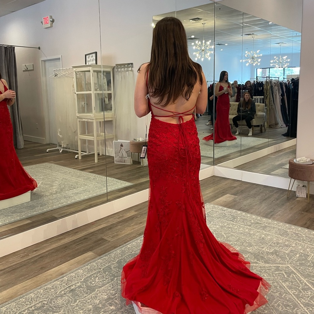 Faviana prom dress